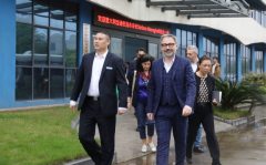熱烈歡迎意大利圭迪佐洛市市長一行蒞臨我司參觀！